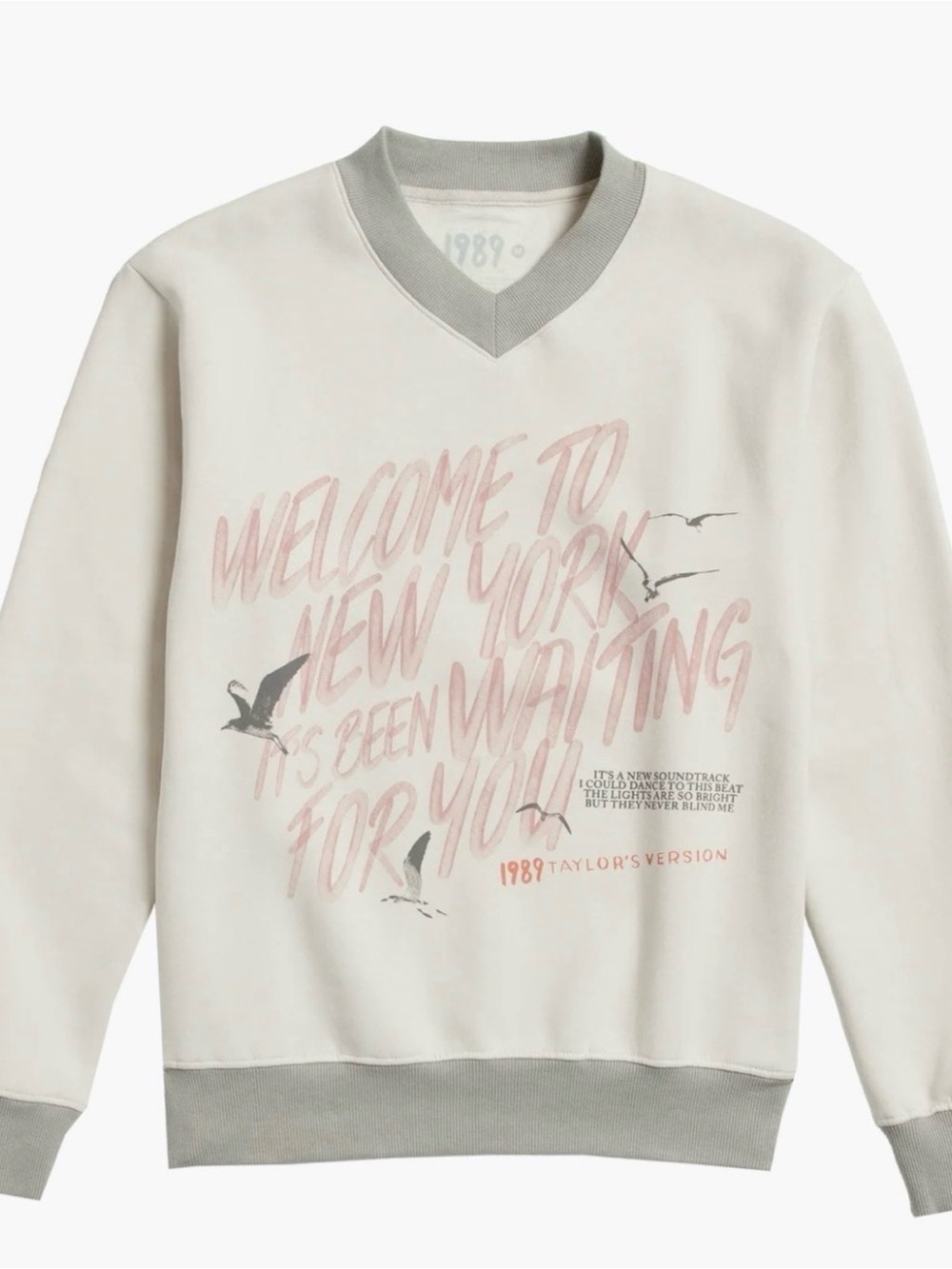 Taylor Swift 1989 Welcome to New York v-neck. Brand new, never worn.